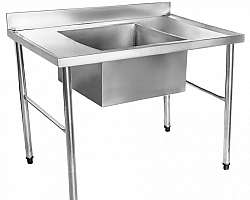 Mesa com pia inox