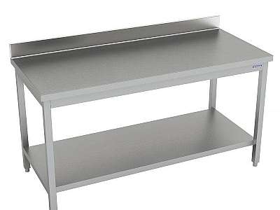 Mesa de aço inox para cozinha industrial Mesa de aço inox para cozinha industrial