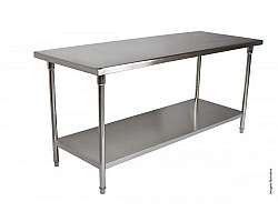 Mesa de aço inox para cozinha industrial Mesa de aço inox para cozinha industrial