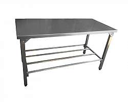 Mesa de aço inox para cozinha industrial Mesa de aço inox para cozinha industrial
