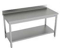 Mesa de aço inox para cozinha industrial Mesa de aço inox para cozinha industrial