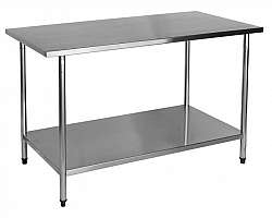 Mesa de aço inox com cuba