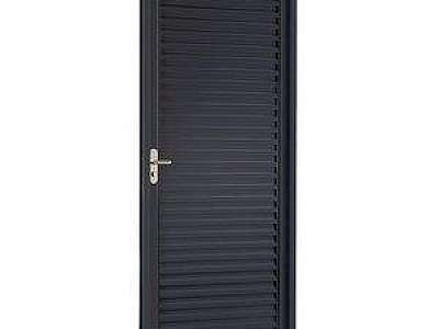 Porta de aço automática com portinhola Porta de aço automática com portinhola