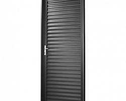 Porta de aço automática com portinhola Porta de aço automática com portinhola