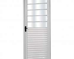 Porta de aço automática com portinhola Porta de aço automática com portinhola