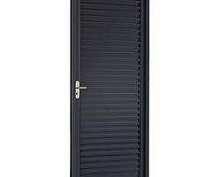 Porta de aço automática com portinhola Porta de aço automática com portinhola