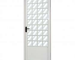 Porta de aço automática com portinhola Porta de aço automática com portinhola
