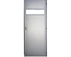 Porta de aço automática com portinhola Porta de aço automática com portinhola