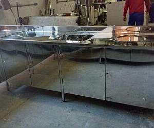 Armário de cozinha de inox Armário de cozinha de inox