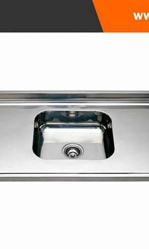 Bancada de aço inox com cuba Bancada de aço inox com cuba