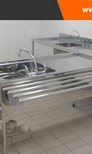 bancada de aço inox sob medida bancada de aço inox sob medida