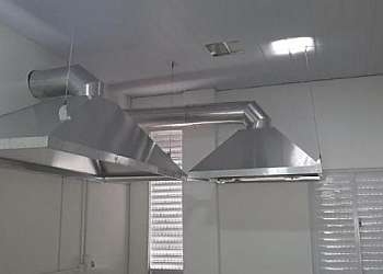 Coifa industrial inox com exaustor Coifa industrial inox com exaustor