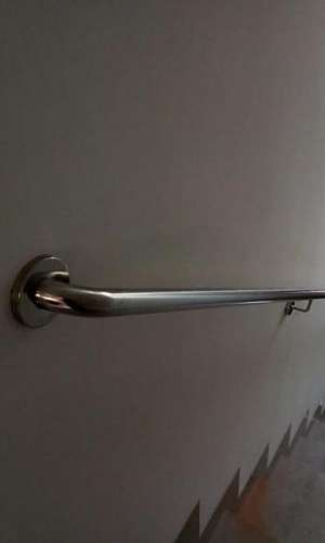 corrimão de parede em aço inox corrimão de parede em aço inox