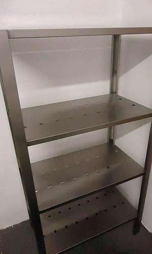 Estante de inox para cozinha industrial Estante de inox para cozinha industrial