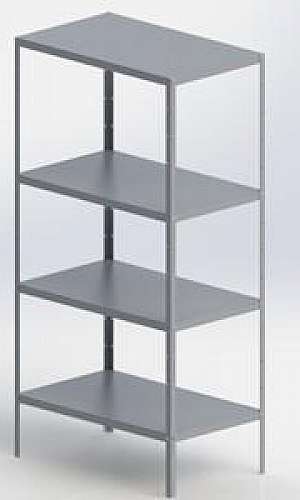 Estante de inox para cozinha industrial Estante de inox para cozinha industrial