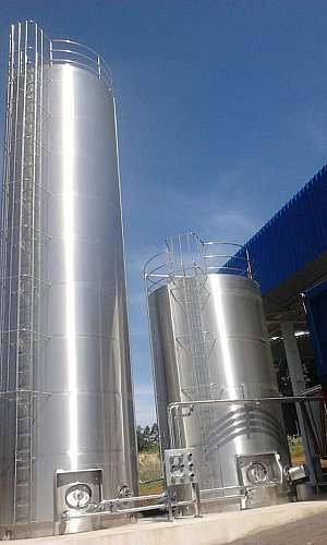 fábrica de silo de armazenamento de inox