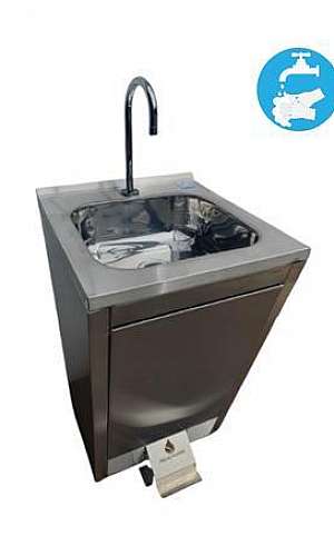 lava mãos inox com pedal lava mãos inox com pedal