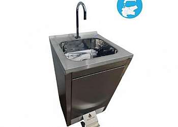 Lava mãos inox com pedal Lava mãos inox com pedal