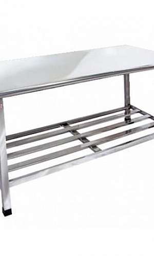 Locação de mesa de aço inox Locação de mesa de aço inox