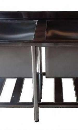 Tanque inox 2 cubas Tanque inox 2 cubas